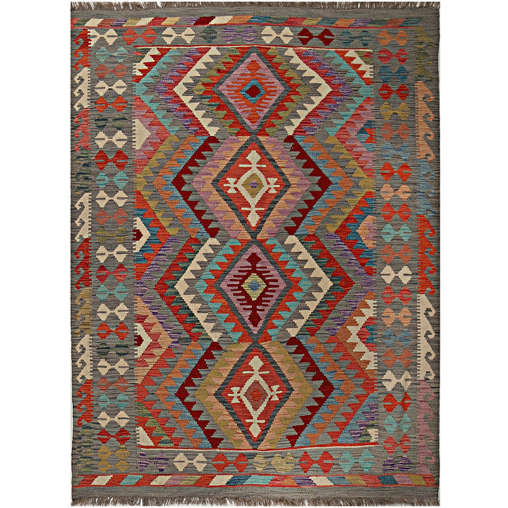 Vegetable Kilim 4'7" x 6'4" - No. AL54533