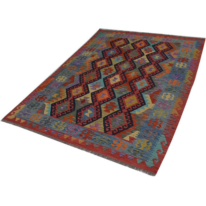 Vegetable Kilim 4'8" x 6'4" - No. AL91682