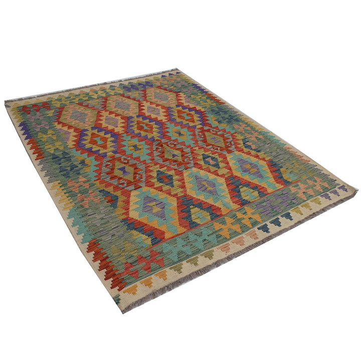 Vegetable Kilim 5' x 6'3" - No. AL55230