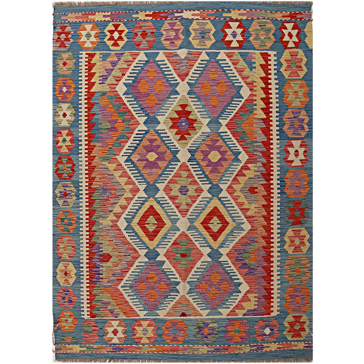 Vegetable Kilim 4'7" x 6'4" - No. AL80160
