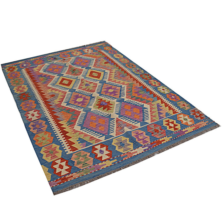 Vegetable Kilim 4'7" x 6'4" - No. AL80160