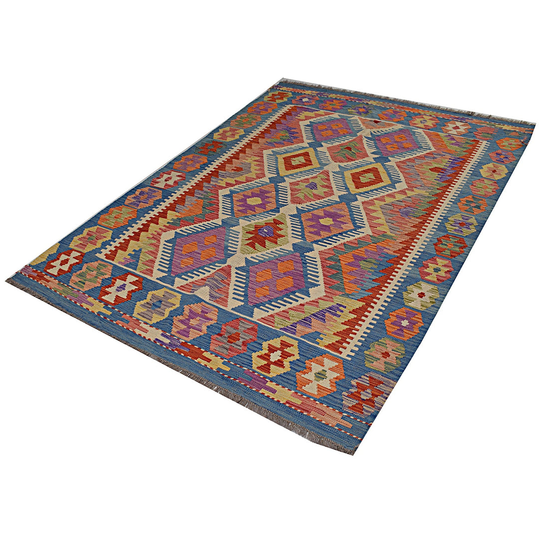 Vegetable Kilim 4'7" x 6'4" - No. AL80160