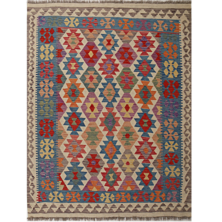 Vegetable Kilim 5' x 6'3" - No. AL54969