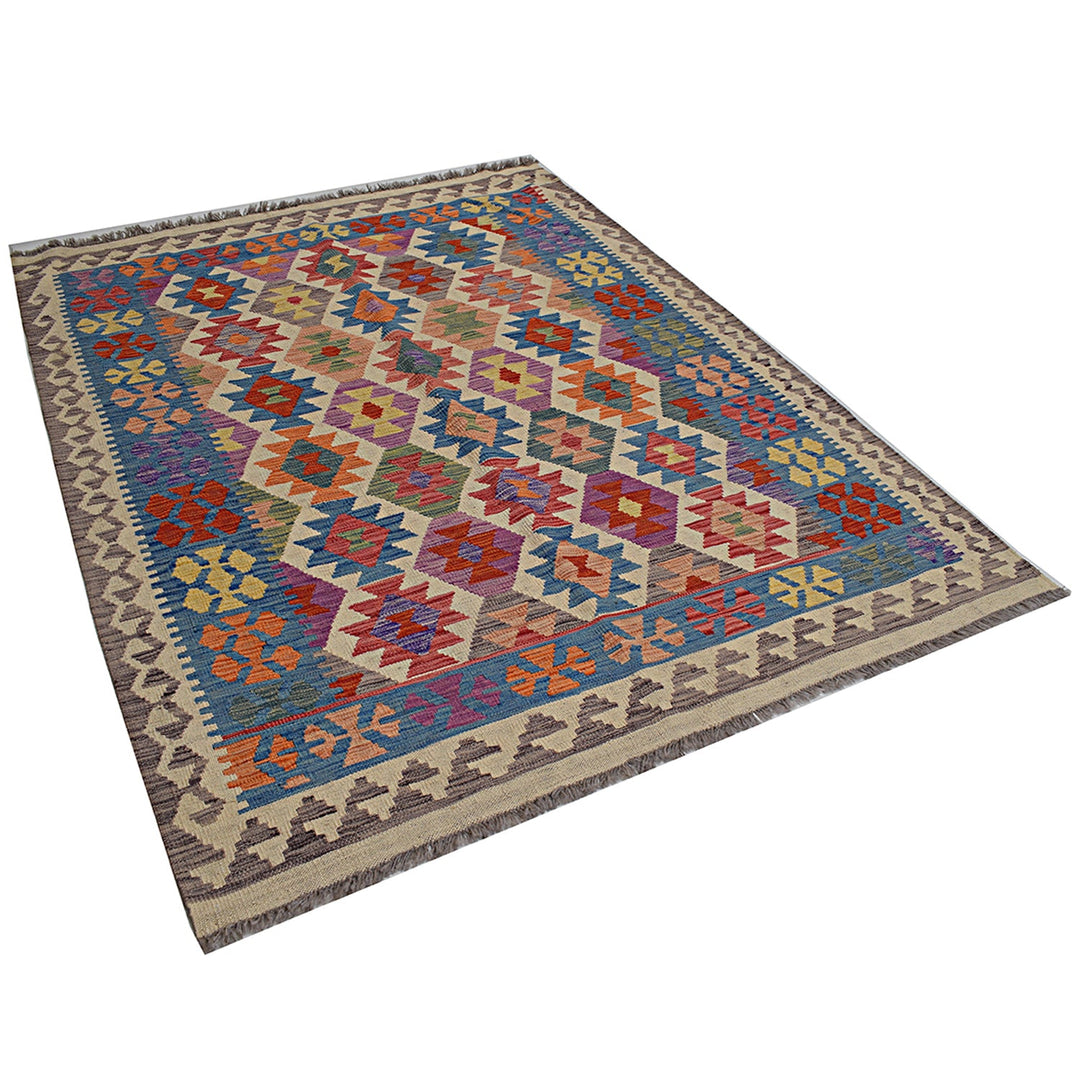 Vegetable Kilim 5' x 6'3" - No. AL54969