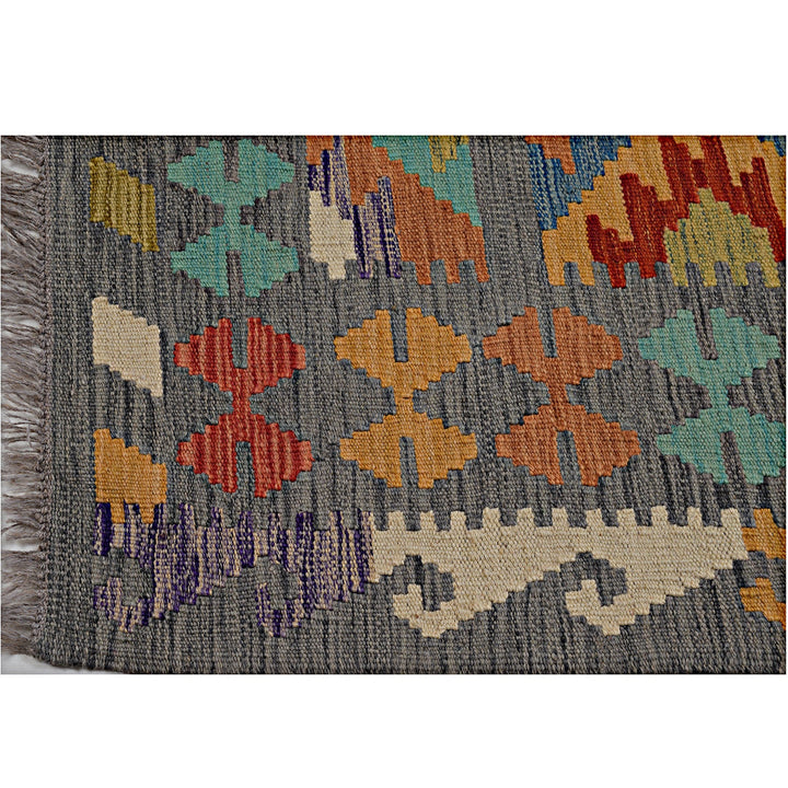 Vegetable Kilim 3' 4" x 4' 9" - No. AL43153
