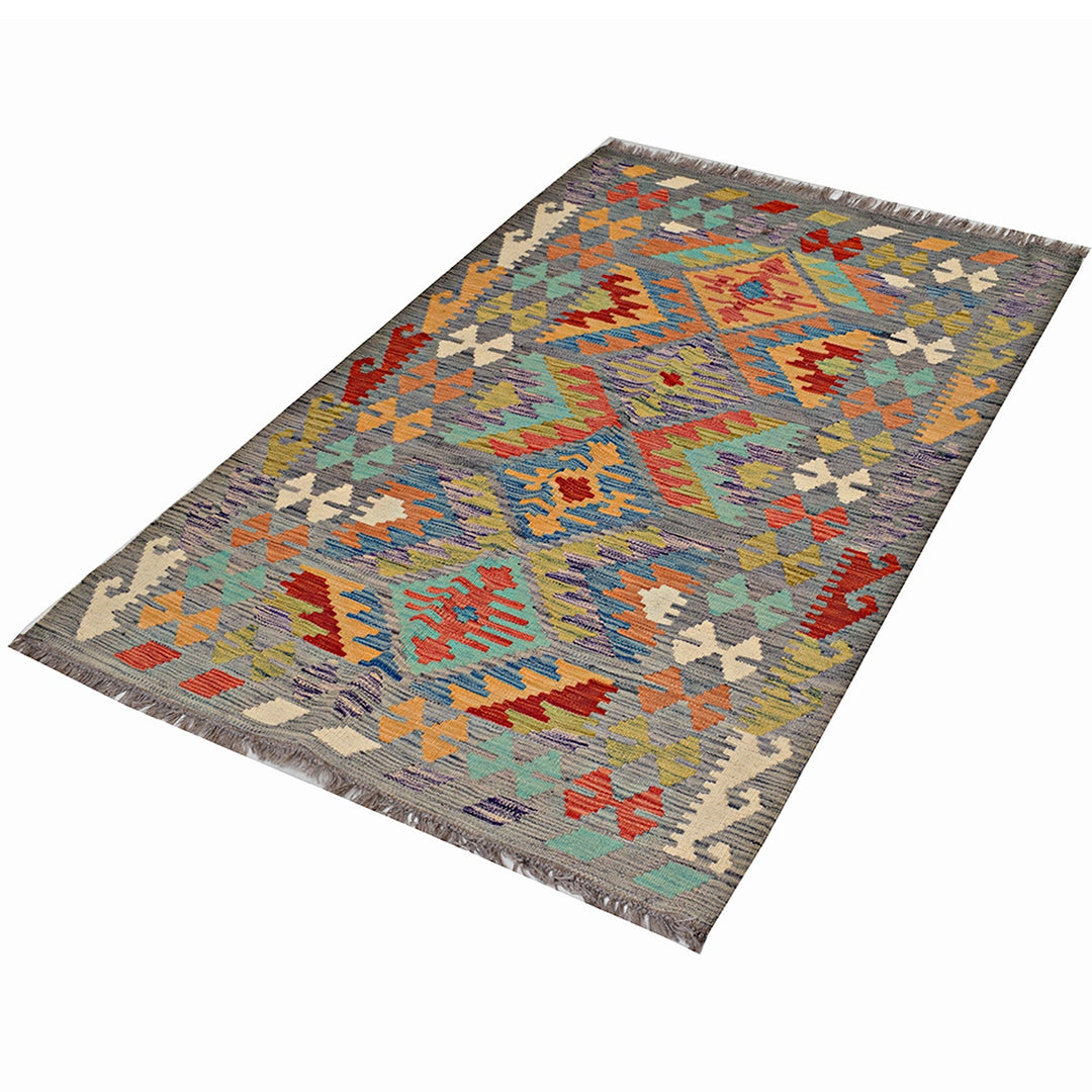 Vegetable Kilim 3'4" x 4'9" - No. AL30341