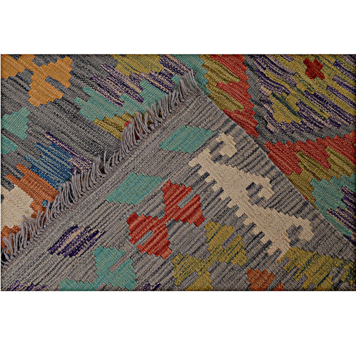 Vegetable Kilim 3' 4" x 4' 9" - No. AL43153
