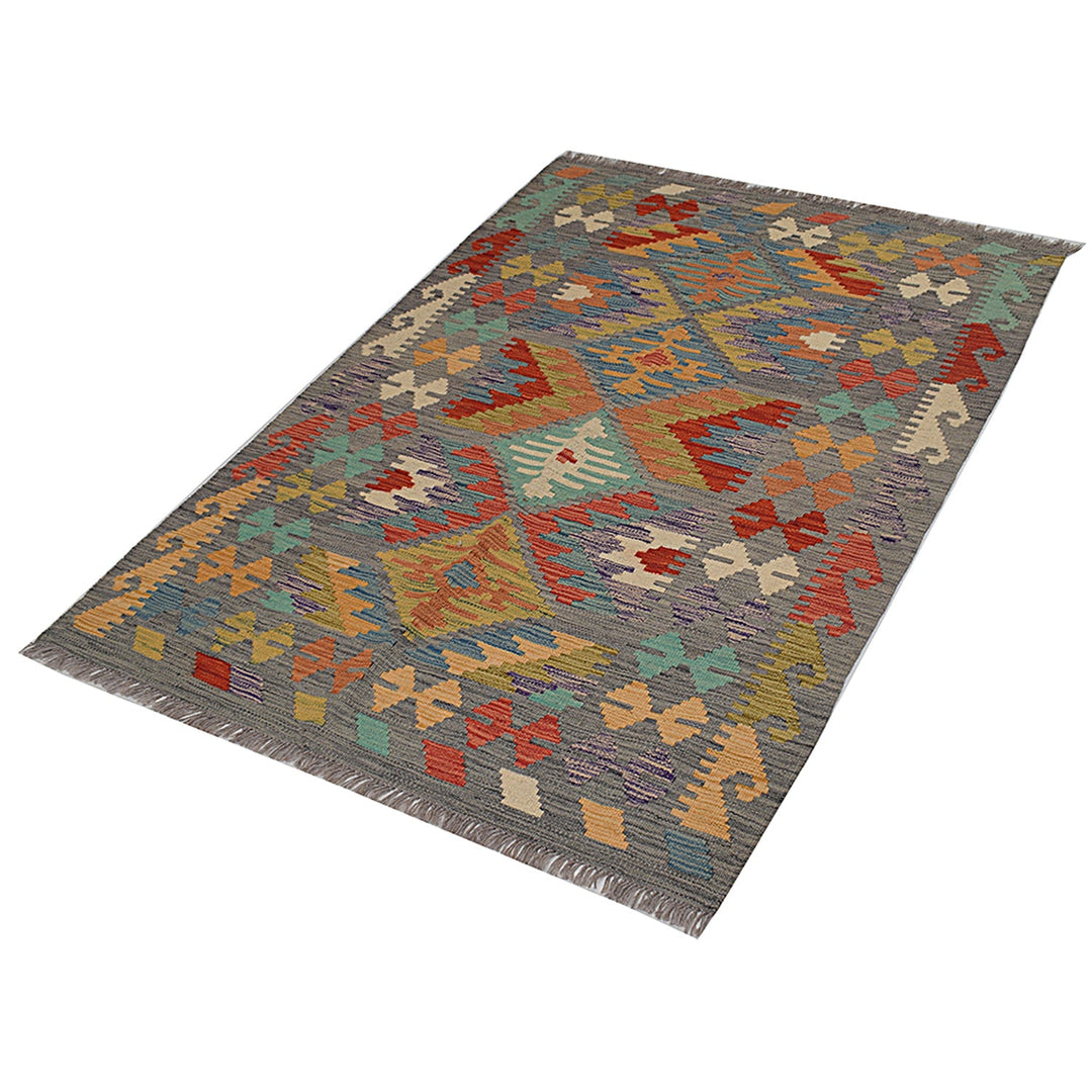 Vegetable Kilim 3'4" x 4'7" - No. AL87605