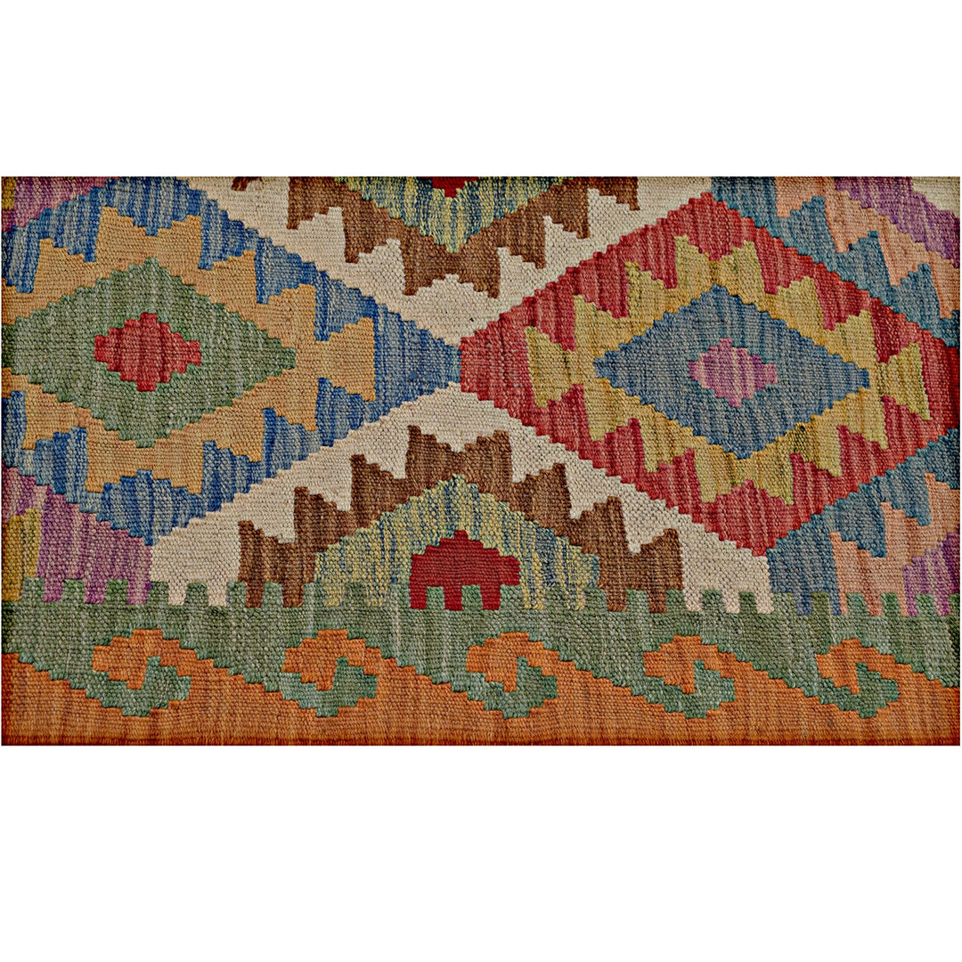 Vegetable Kilim 2'7" x 9'6" - No. AL38534