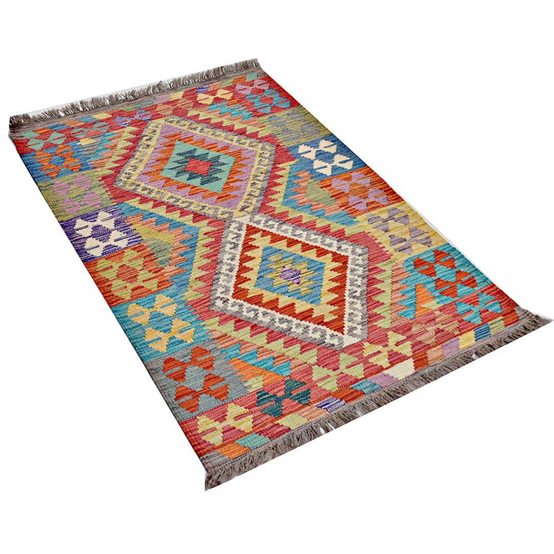 Vegetable Kilim 2'7" x 4'1" - No. AL13718