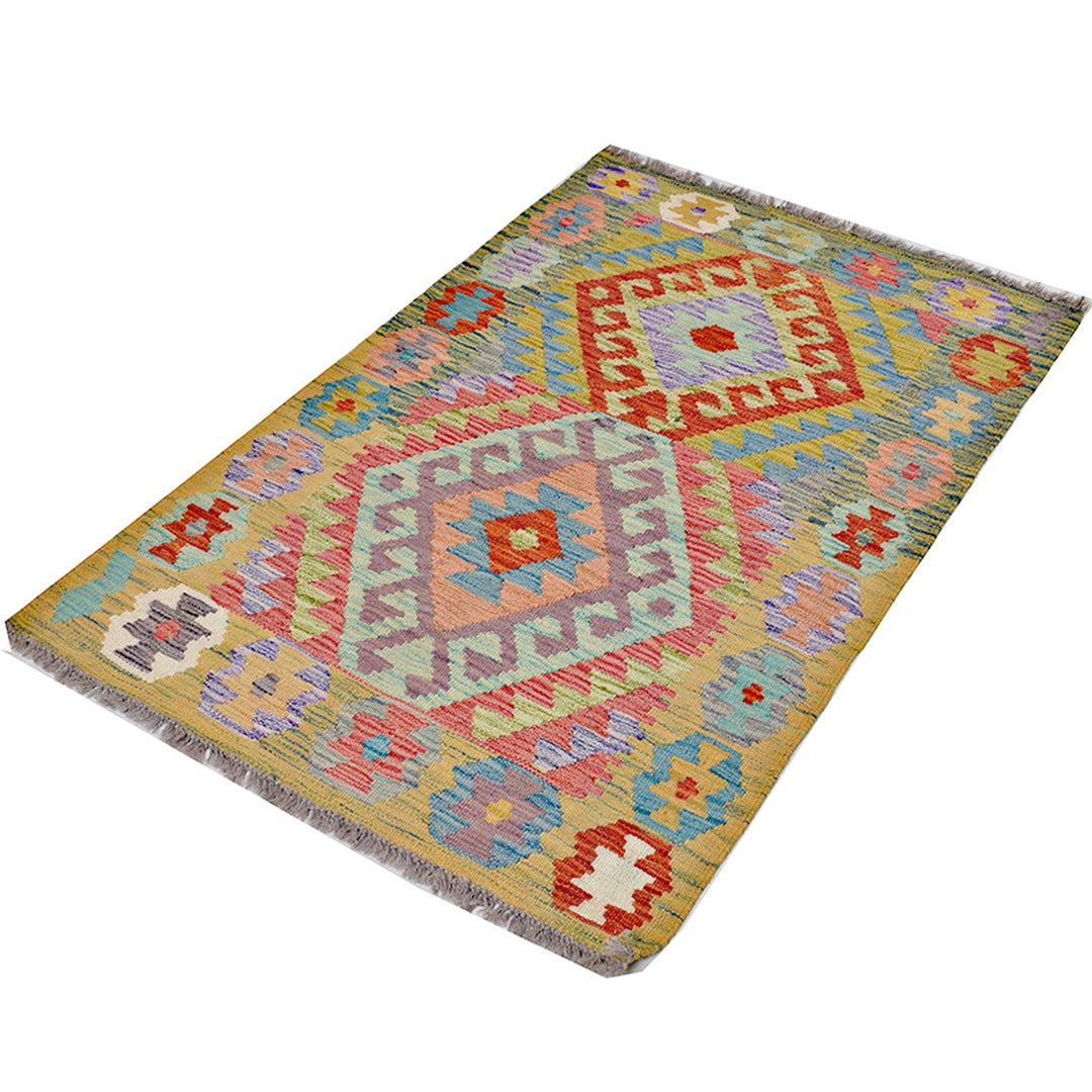 Vegetable Kilim 2' 8" x 4' " - No. AL80819