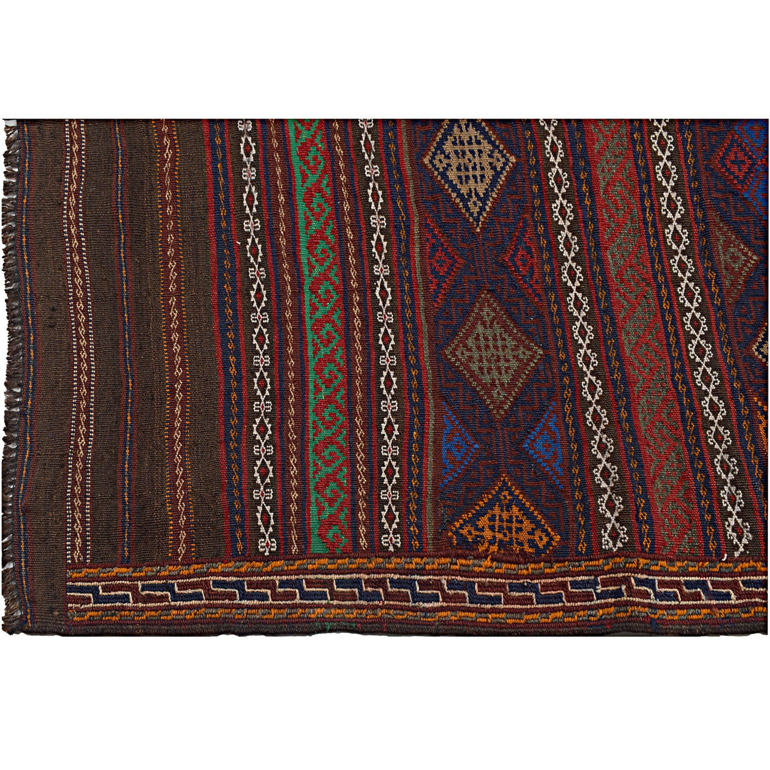 Afghan Kilim Rug 4'6" x 6'3" Flat-Weave view