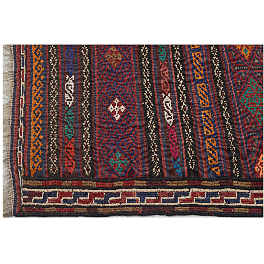 Afghan Laghari Kilim Rug 4'3" x 6'7" Flat-Weave view