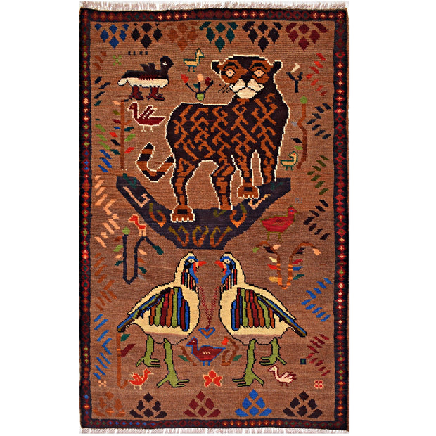 Pictorial Rug 2'8" x 4'5" - No. AL57350