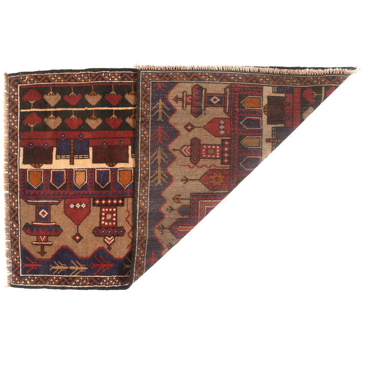 Pictorial Rug 2' 7" x 4' 3" - No. AL47772