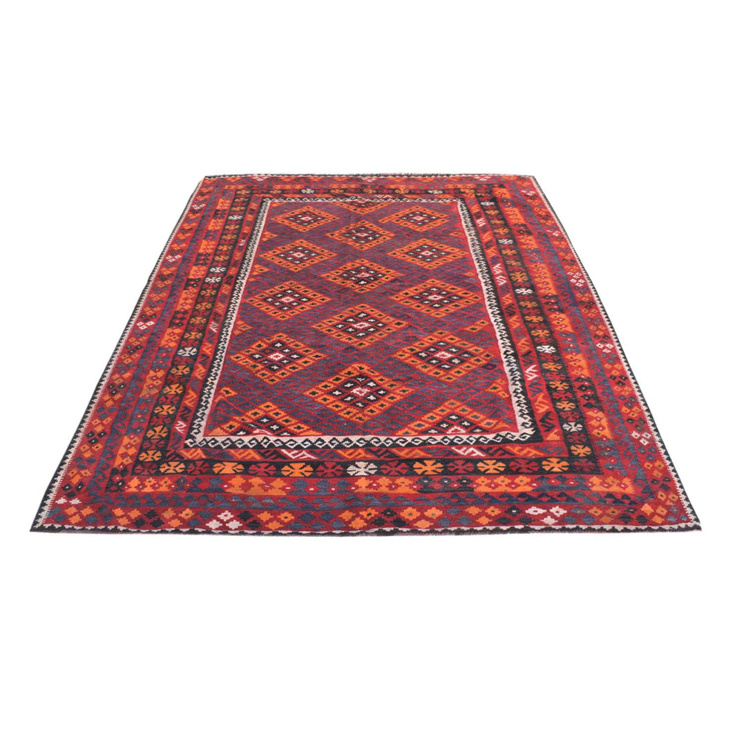 Afghan Maimana Kilim Rug 8'3" x 10'8" Flat-Weave
