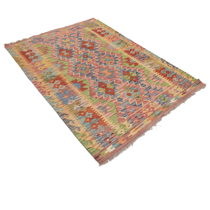 Vegetable Kilim 4' 3" x 6'0" - No. AL93292