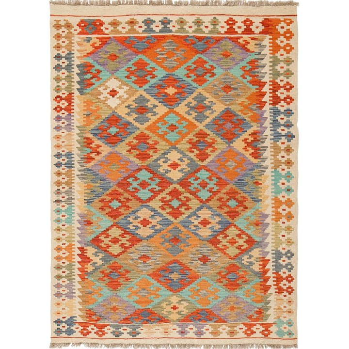 Vegetable Kilim 4'5" x 6'3" - No. AL11583