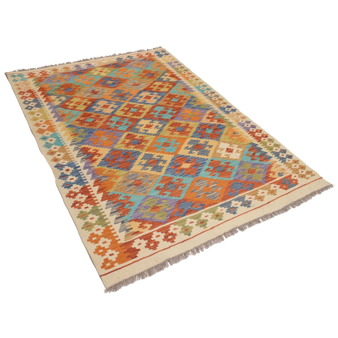 Vegetable Kilim 4'5" x 6'3" - No. AL11583