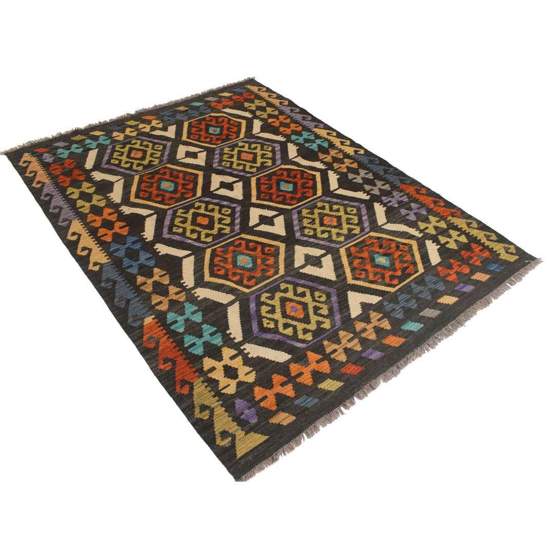 Vegetable Kilim 4'9" x 6'8" - No. AL99487