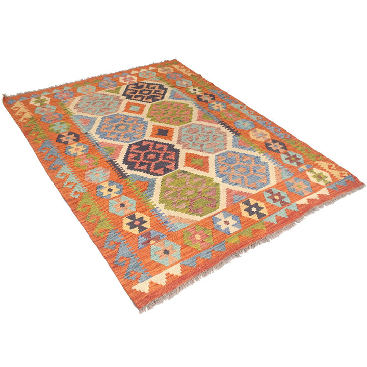 Vegetable Kilim 5'1" x 6'5" - No. AL41653