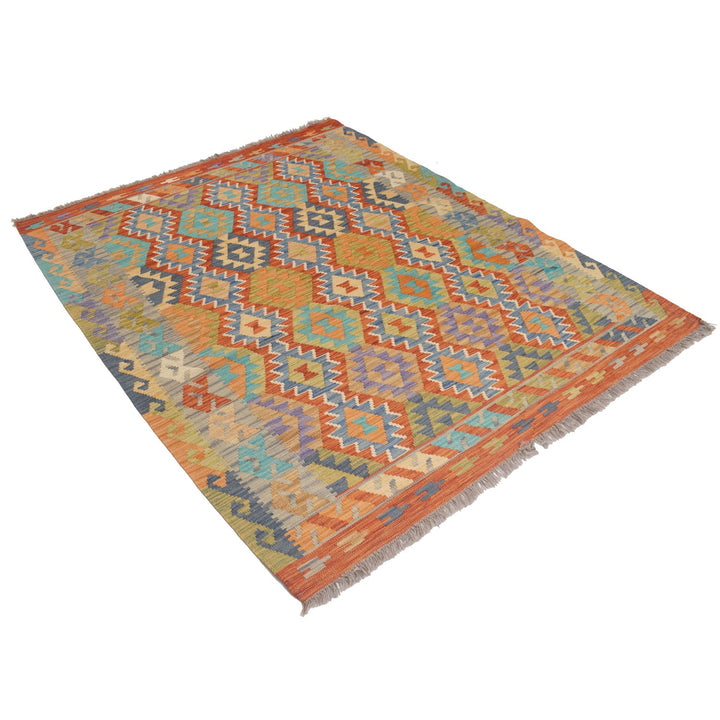 Vegetable Kilim 5'1" x 6'4" - No. AL93055