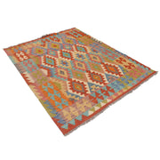 Vegetable Kilim 5'2" x 6'3" - No. AL22822