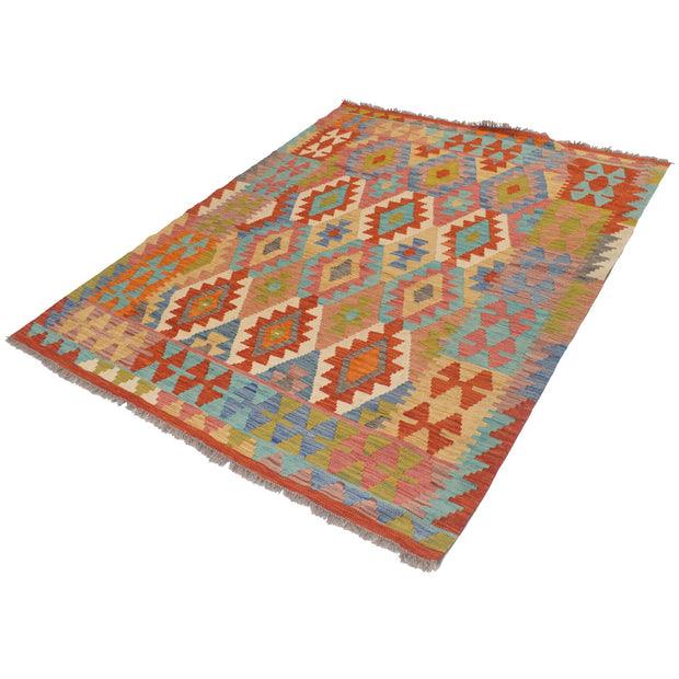 Vegetable Kilim 5'2" x 6'3" - No. AL22822