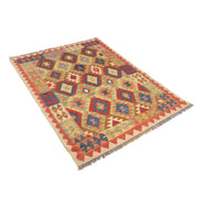 Vegetable Kilim 4' 0" x 5'6" - No. AL92052