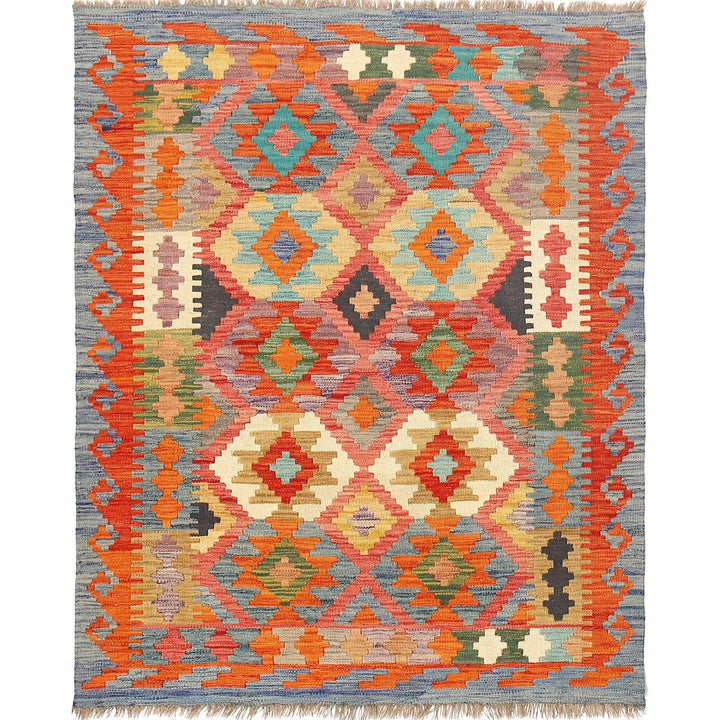 Vegetable Kilim 4'1" x 5'3" - No. AL21333