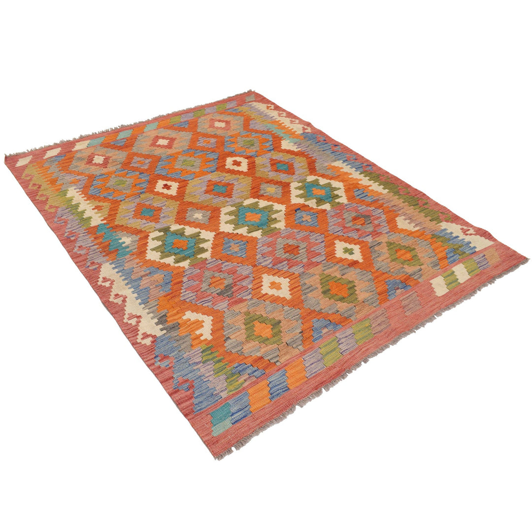 Vegetable Kilim 4'9" x 6'2" - No. AL69473