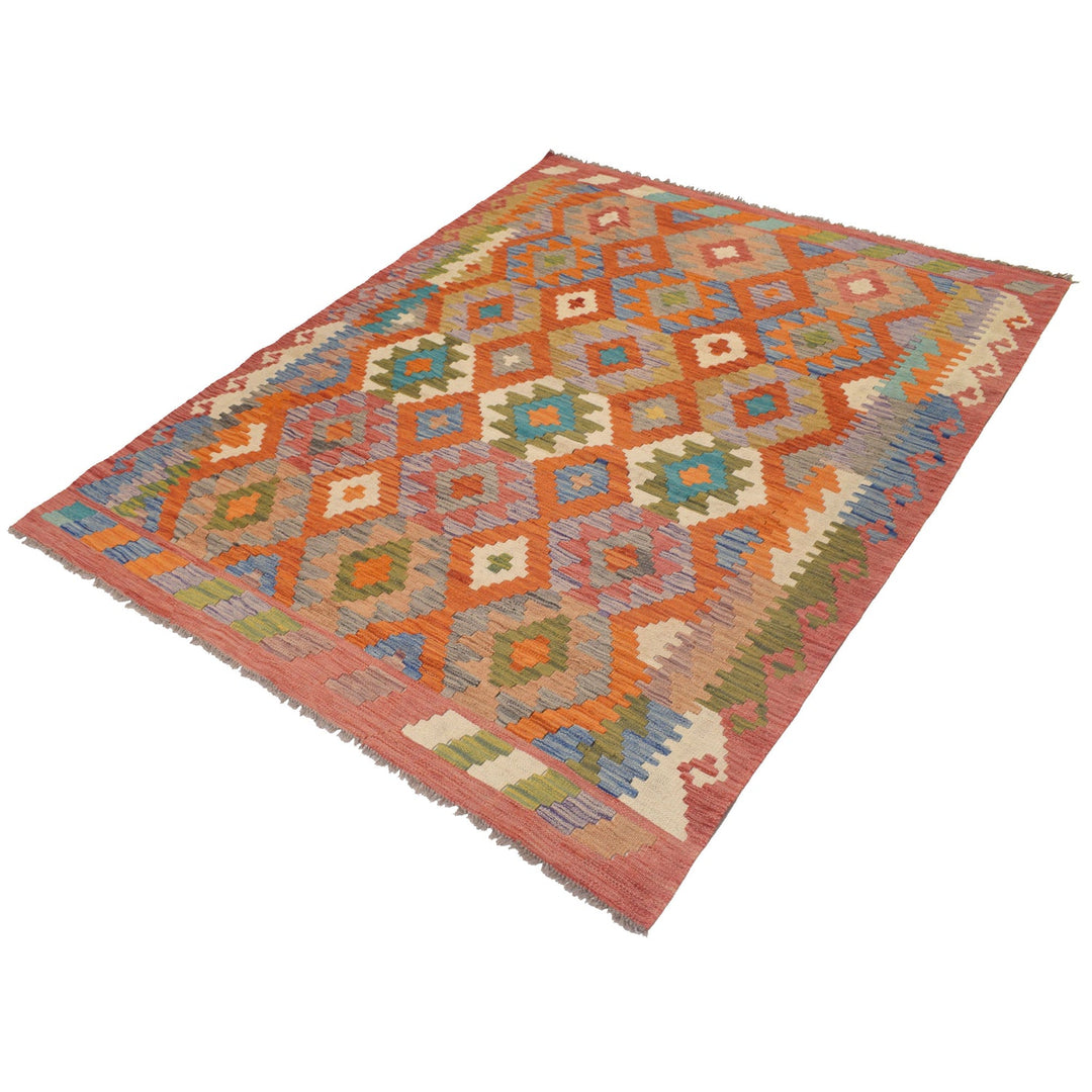 Vegetable Kilim 4' 9" x 6' 2" - No. AL26763
