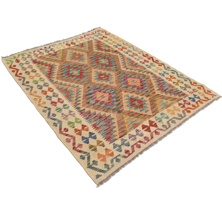 Vegetable Kilim 5'0" x 6'2" - No. AL38017