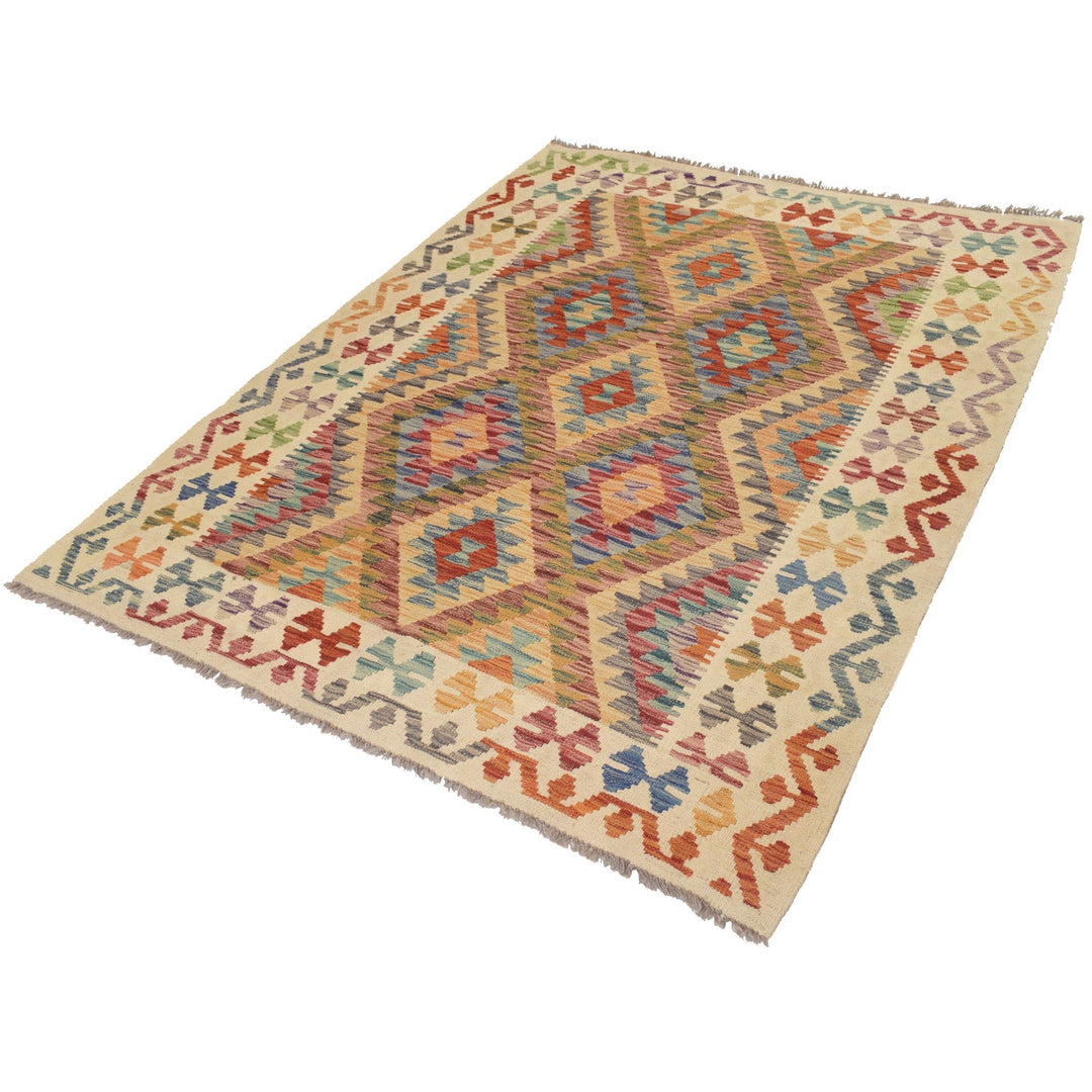 Vegetable Kilim 5'0" x 6'2" - No. AL38017