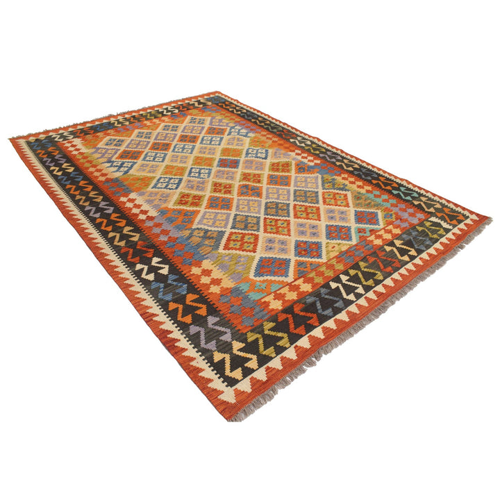 Vegetable Kilim 6' 7" x 9' 4" - No. AL95774
