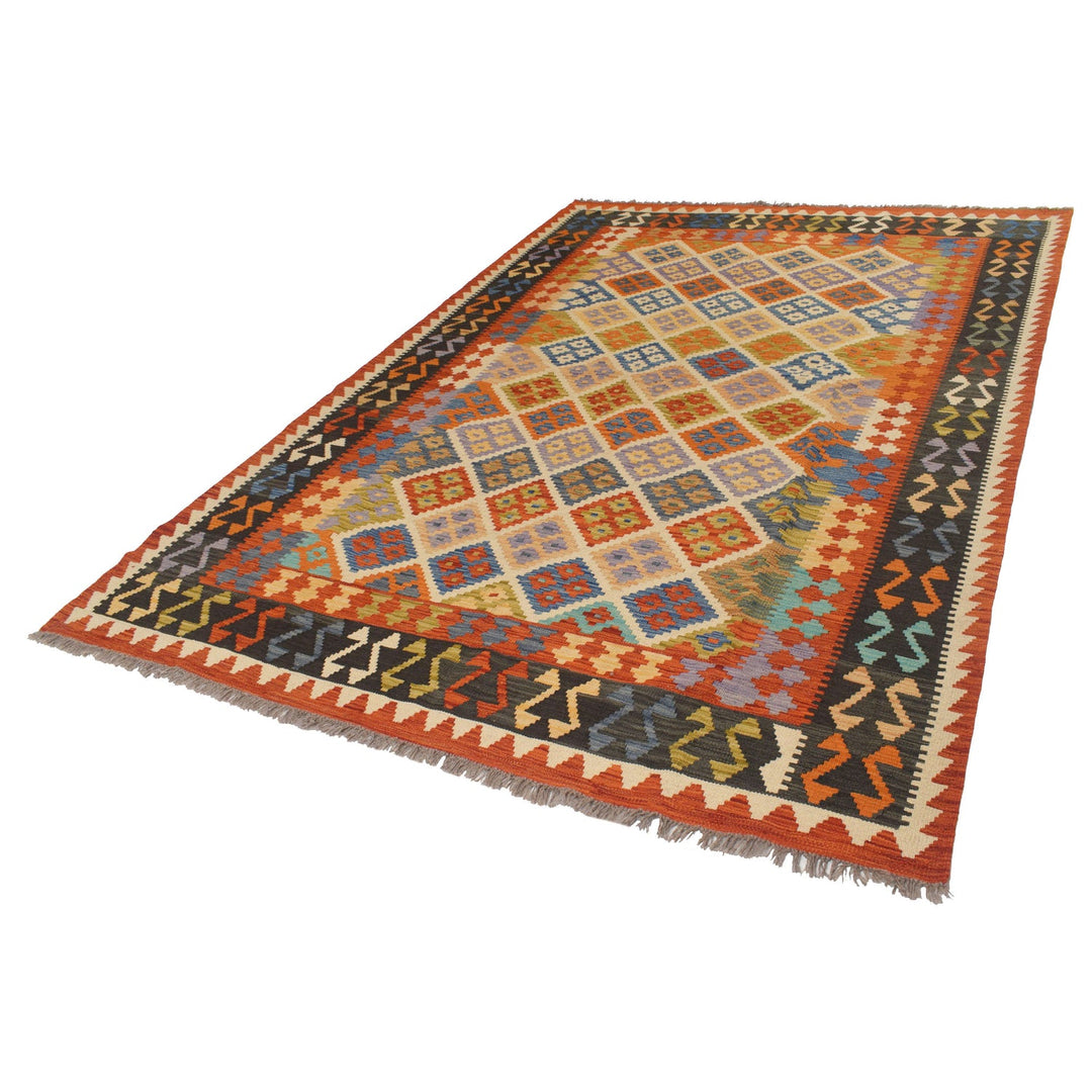 Vegetable Kilim 6' 7" x 9' 4" - No. AL95774