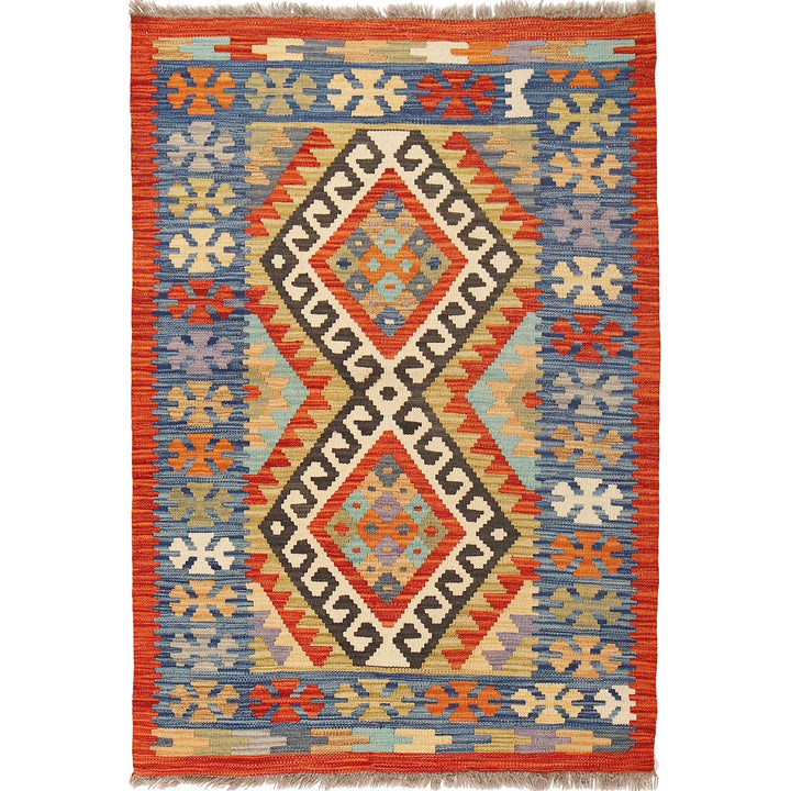 Vegetable Kilim 3'3" x 4'7" - No. AL48609