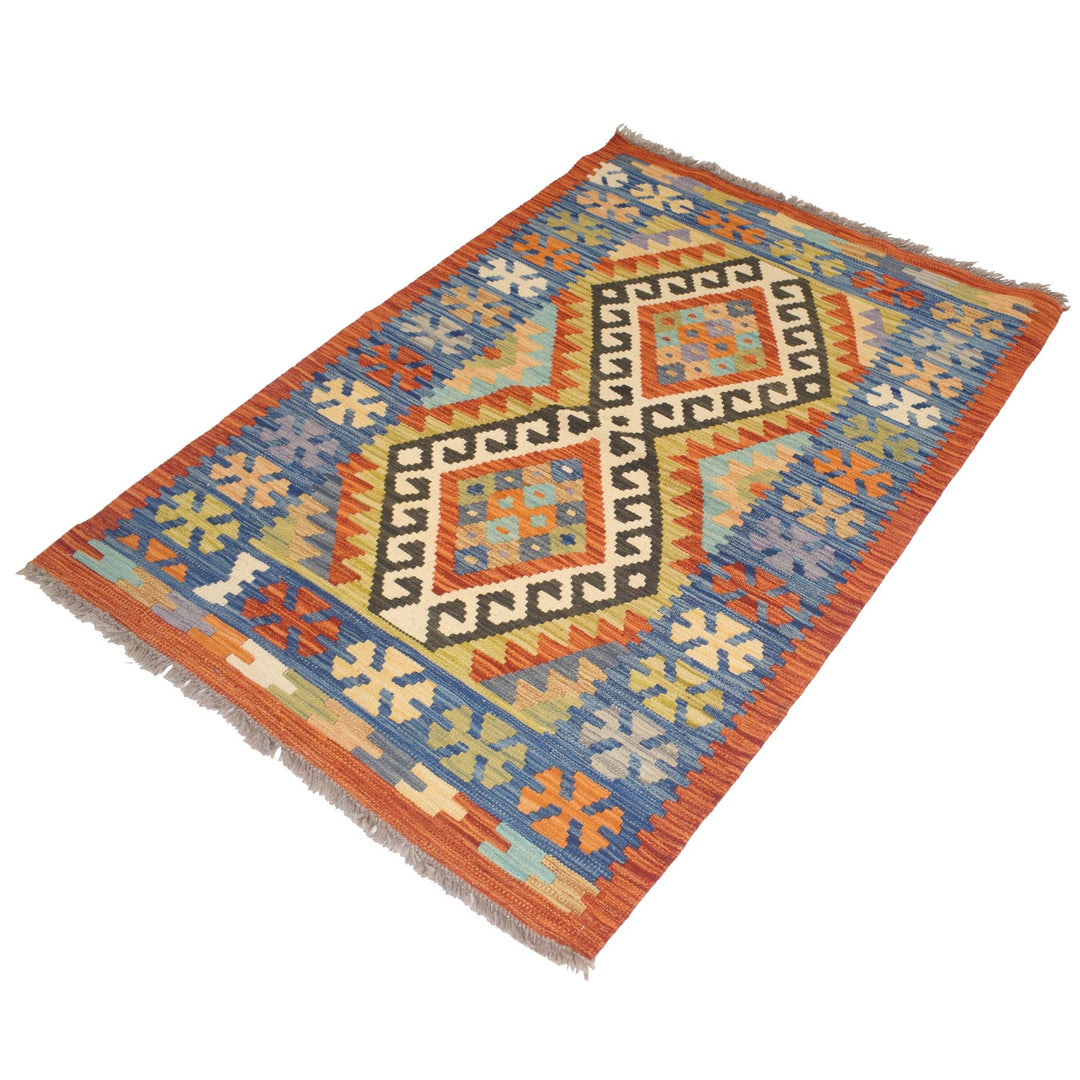 Vegetable Kilim 3'3" x 4'7" - No. AL48609