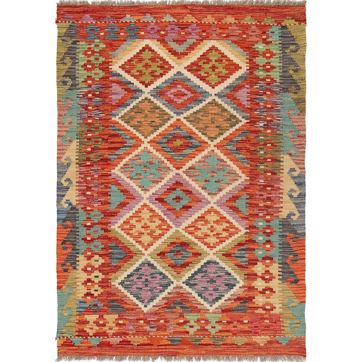 Vegetable Kilim 3' 2" x 4' 7" - No. AL29271