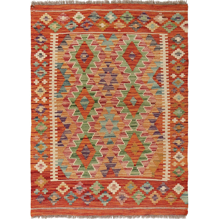 Vegetable Kilim 3'4" x 4'7" - No. AL78816
