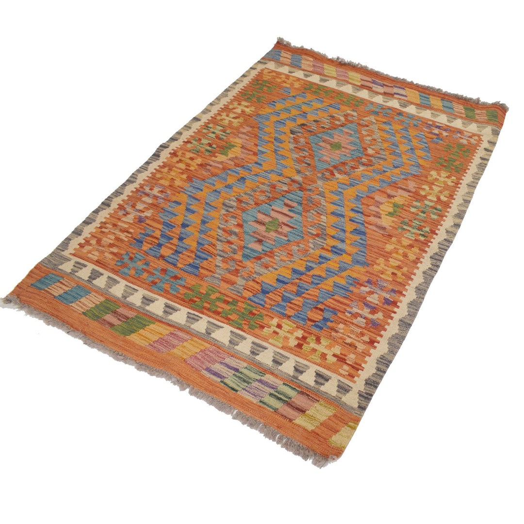 Vegetable Kilim 3'4" x 4'9" - No. AL24082