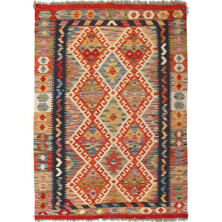 Vegetable Kilim 3' 6" x 5' 2" - No. AL37819