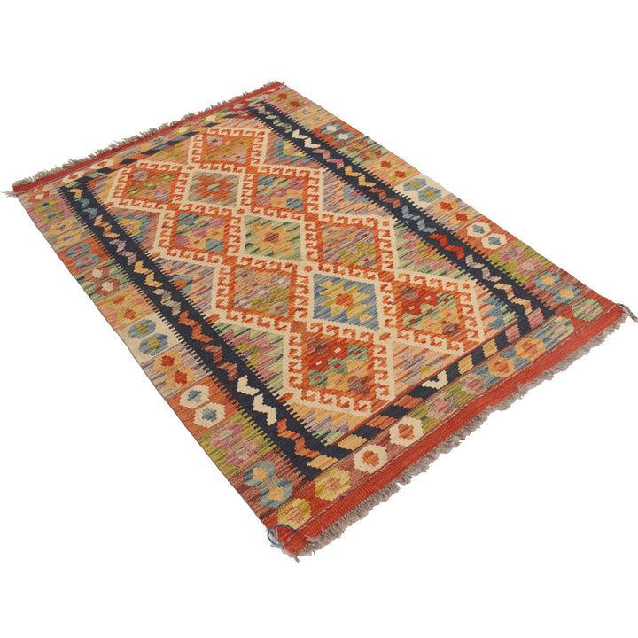 Vegetable Kilim 3' 6" x 5' 2" - No. AL37819