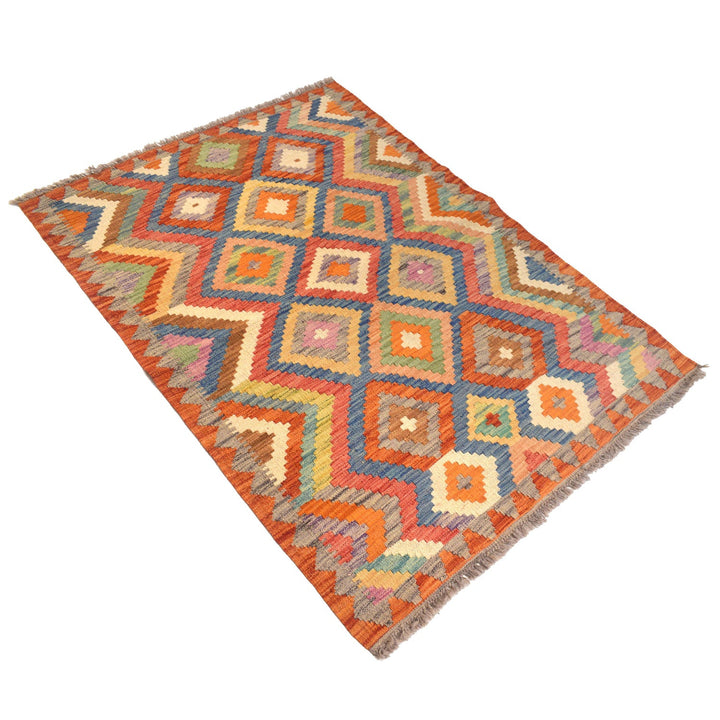 Vegetable Kilim 3'4" x 4'7" - No. AL80824