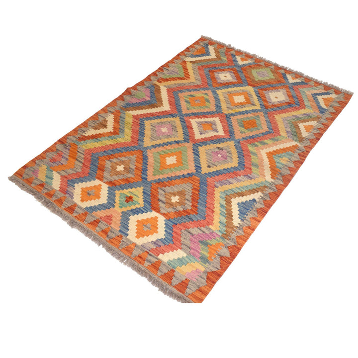Vegetable Kilim 3'4" x 4'7" - No. AL80824