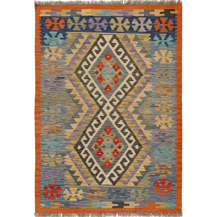 Vegetable Kilim 3' 3" x 4' 7" - No. AL96743