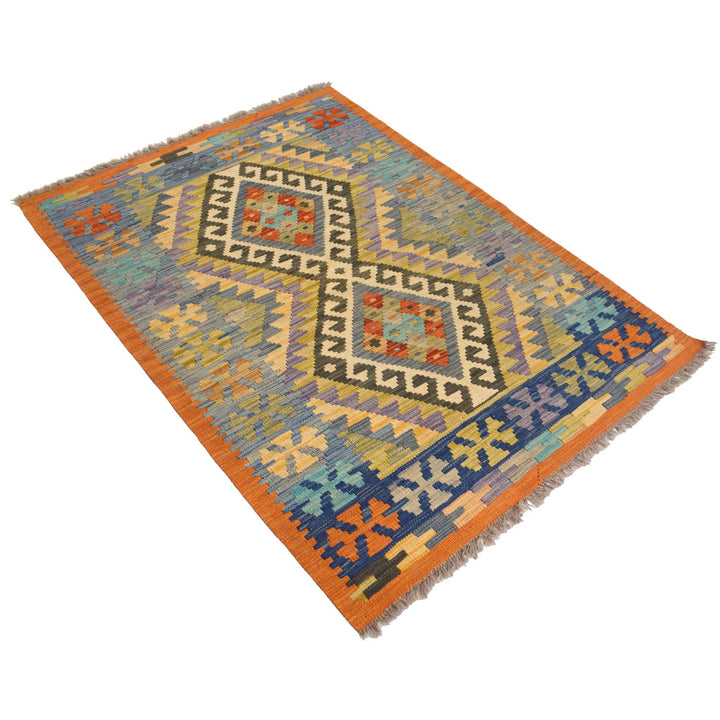 Vegetable Kilim 3' 3" x 4' 7" - No. AL96743