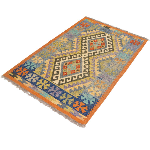 Vegetable Kilim 3' 3" x 4' 7" - No. AL96743