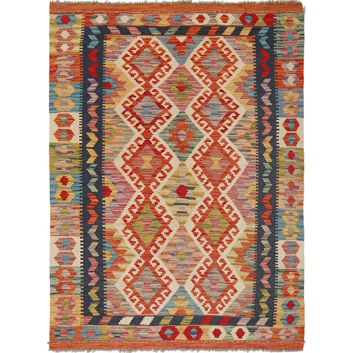 Vegetable Kilim 3' 6" x 4' 9" - No. AL59400