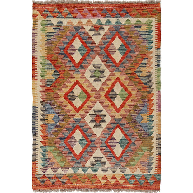 Vegetable Kilim 3'3" x 4'8" - No. AL31405